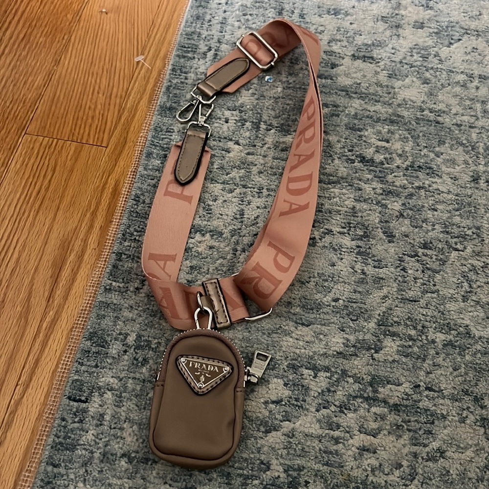 Faux Prada Strap with Coin Purse